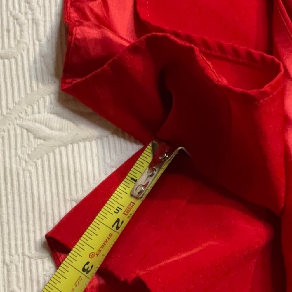 Forever 21 Red Wrap-Front Skort Shorts. Large. Dressy Casual. Pockets - Picture 7 of 7